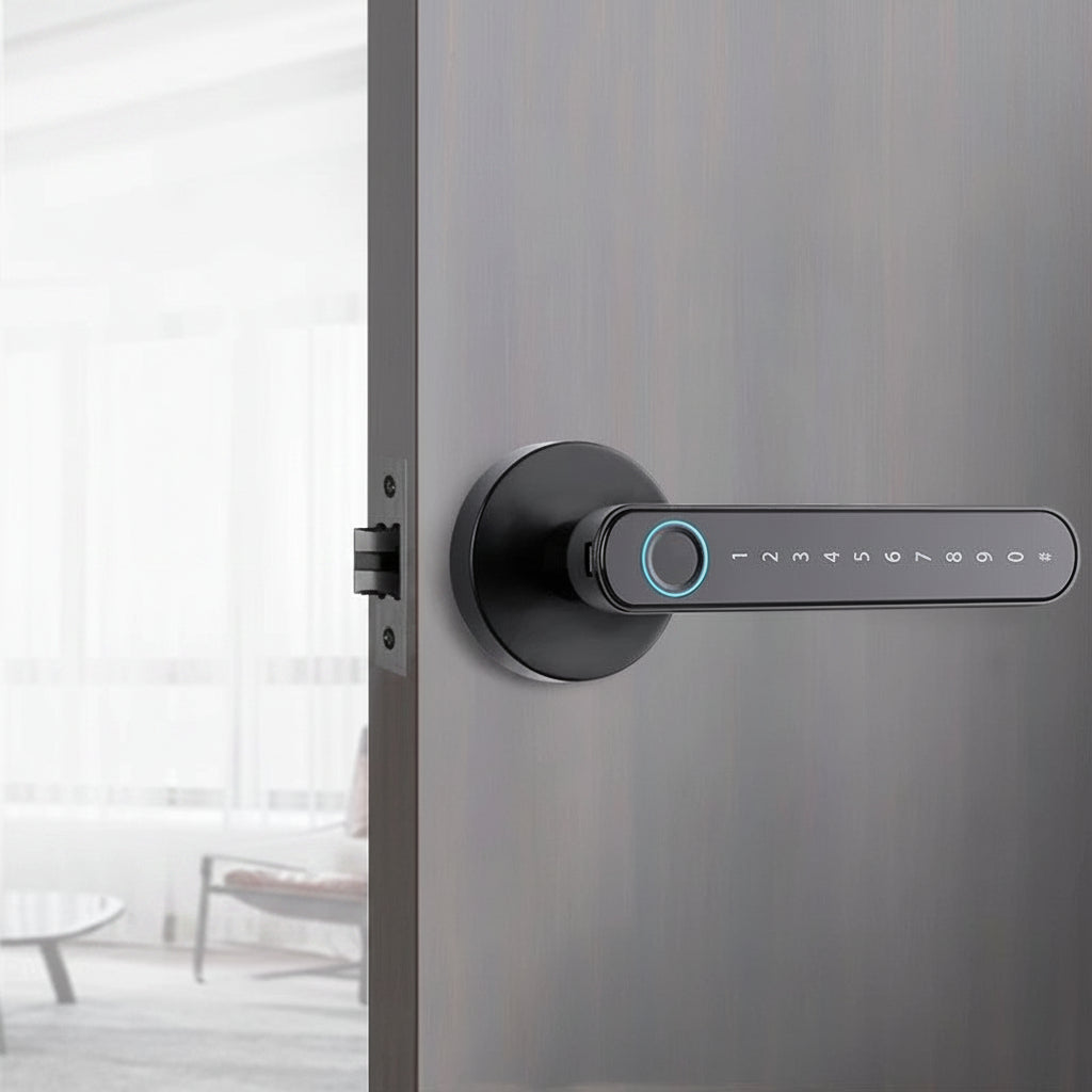 Fingerprint Wooden Door Smart Lock