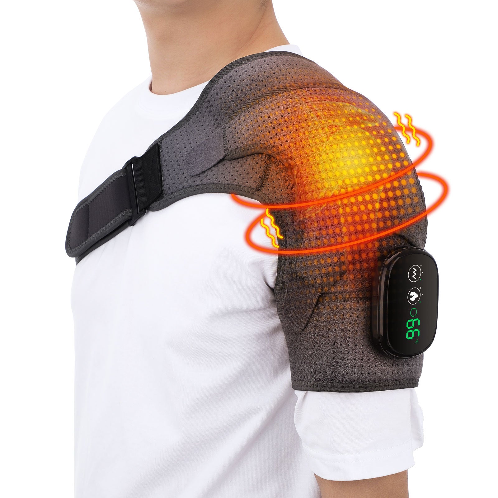 Heated Shoulder Massage Brace