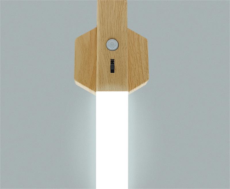 Wooden LED Motion Night Light