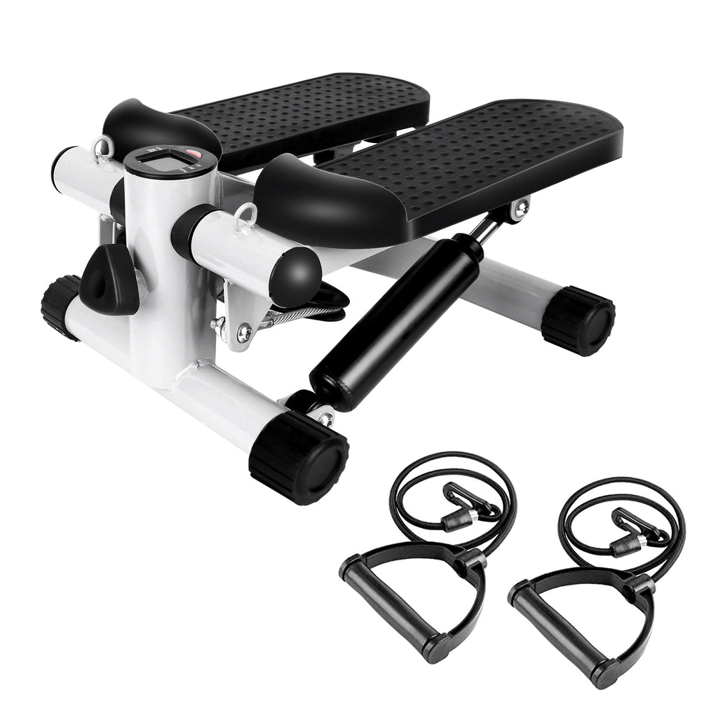 Mini Fitness Stepper with Resistance Bands