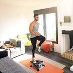 Mini Fitness Stepper with Resistance Bands