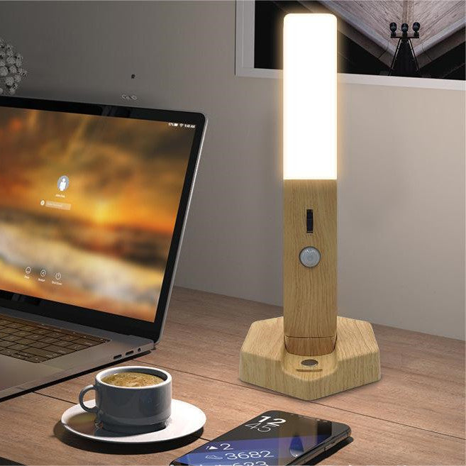 Wooden LED Motion Night Light