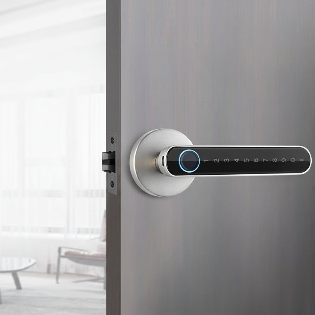 Fingerprint Wooden Door Smart Lock