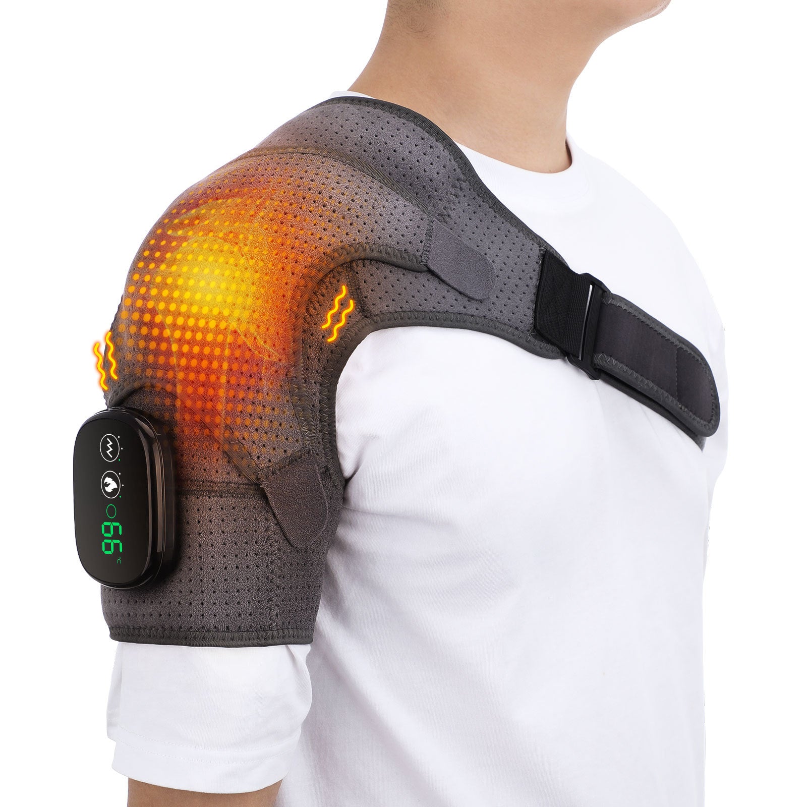 Heated Shoulder Massage Brace