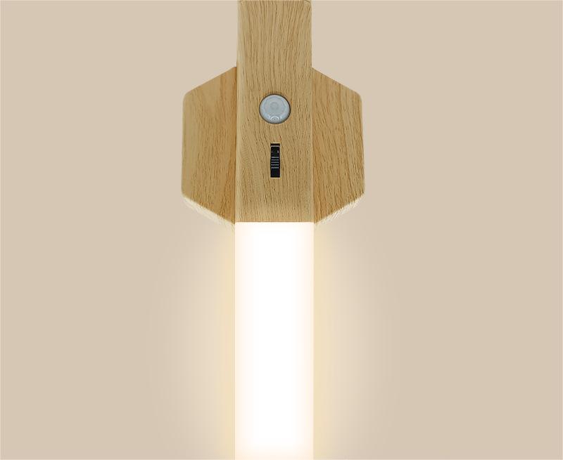 Wooden LED Motion Night Light
