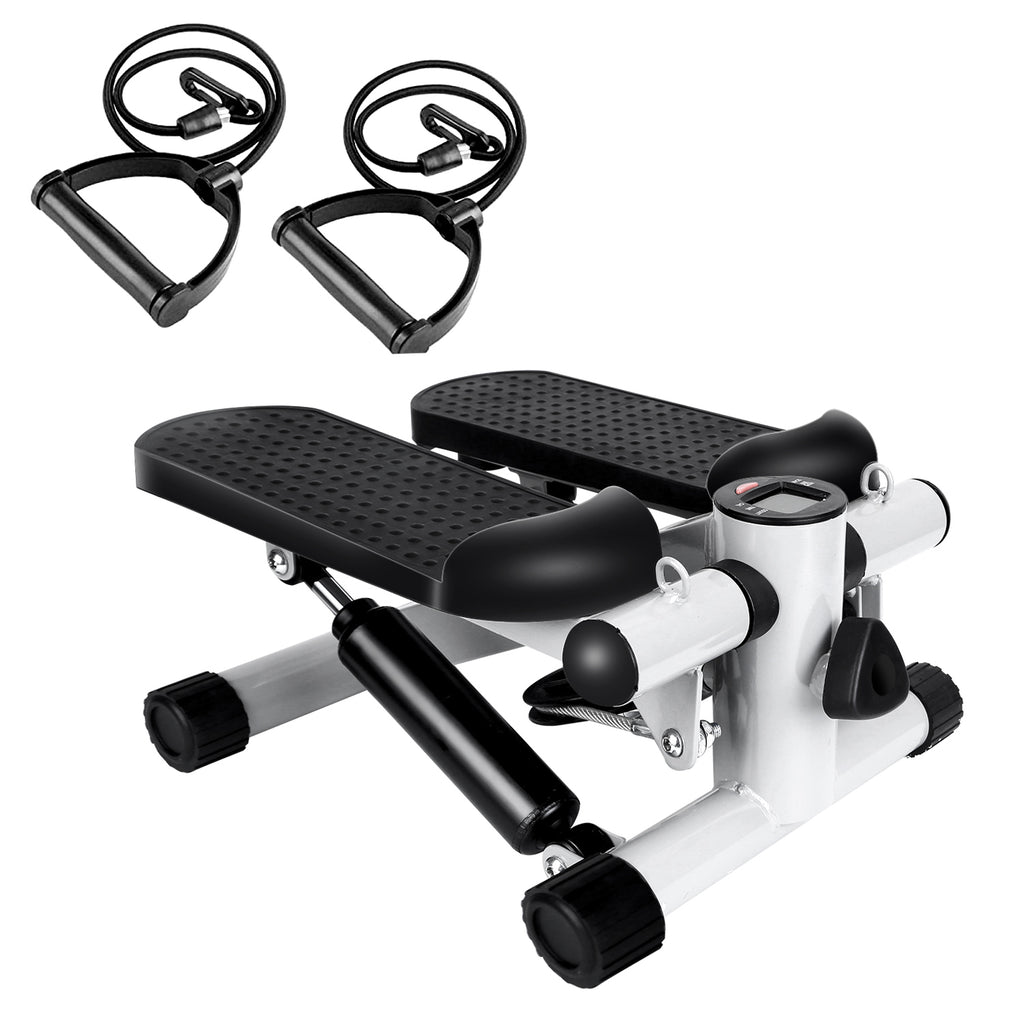 Mini Fitness Stepper with Resistance Bands
